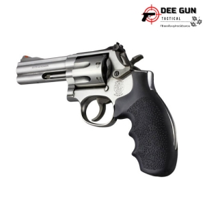 Hogue Smith & Wesson K & L Frame Round Butt Rubber Monogrip, Black